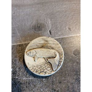 Canada Bass fish river magnet